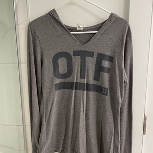OTF Hooded Long Sleeve T-shirt - Size S